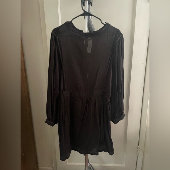 mango textured dress with bows - Picture 6 of 7